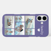 モダン ファミリー 6 写真 パープル Case-Mate iPhoneケース (裏面 (横))