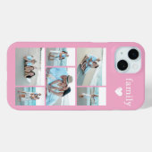 モダン ファミリー 6 写真 ピンク Case-Mate iPhoneケース (裏面 (横))
