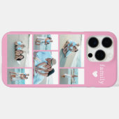 モダン ファミリー 6 写真 ピンク Case-Mate iPhoneケース (裏面 (横))