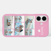 モダン ファミリー 6 写真 ピンク Case-Mate iPhoneケース (裏面 (横))