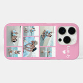モダン ファミリー 6 写真 ピンク Case-Mate iPhoneケース (裏面 (横))