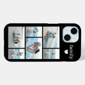 モダン ファミリー 6 写真 ブラック Case-Mate iPhoneケース (裏面 (横))