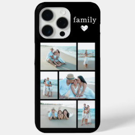 モダン ファミリー 6 写真 ブラック iPhone 15 PRO MAXケース