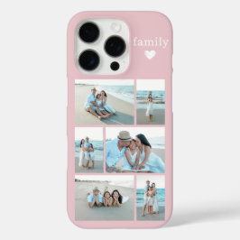 モダン ファミリー 6 写真 ブラッシュピンク iPhone 16 PROケース