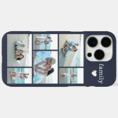 モダン ファミリー 6 枚写真 グレー Case-Mate iPhoneケース (裏面 (横))