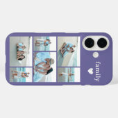 モダン ファミリー 6 枚写真 パープル Case-Mate iPhoneケース (裏面 (横))