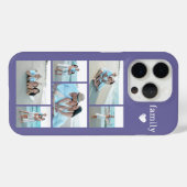 モダン ファミリー 6 枚写真 パープル Case-Mate iPhoneケース (裏面 (横))