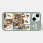 モダン ファミリー 8 写真 セージグリーン Case-Mate iPhoneケース (裏面 (横))