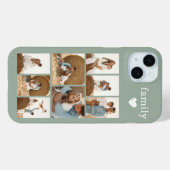 モダン ファミリー 8 写真 セージグリーン Case-Mate iPhoneケース (裏面 (横))