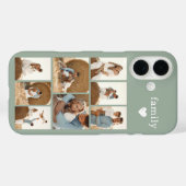 モダン ファミリー 8 写真 セージグリーン Case-Mate iPhoneケース (裏面 (横))