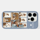 モダン ファミリー 8 写真 ダスティブルー Case-Mate iPhoneケース (裏面 (横))