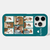 モダン ファミリー 8 写真 ティール Case-Mate iPhoneケース (裏面 (横))