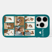 モダン ファミリー 8 写真 ティール Case-Mate iPhoneケース (裏面 (横))