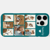 モダン ファミリー 8 写真 ティール Case-Mate iPhoneケース (裏面 (横))