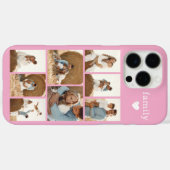 モダン ファミリー 8 写真 ピンク Case-Mate iPhoneケース (裏面 (横))