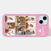 モダン ファミリー 8 写真 ピンク Case-Mate iPhoneケース (裏面 (横))
