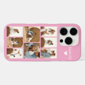 モダン ファミリー 8 写真 ピンク Case-Mate iPhoneケース (裏面 (横))