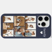 モダン ファミリー 8 枚写真 グレー Case-Mate iPhoneケース (裏面 (横))