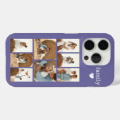 モダン ファミリー 8 枚写真 パープル Case-Mate iPhoneケース (裏面 (横))
