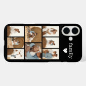 モダン ファミリー 8 枚写真 ブラック Case-Mate iPhoneケース (裏面 (横))