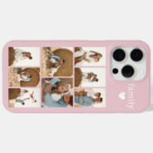 モダン ファミリー 8 枚写真 ブラッシュピンク Case-Mate iPhoneケース (裏面 (横))