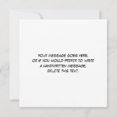 モダン ファン カラフル コミック ブック POP 招待状 (裏面)