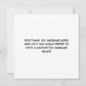 モダン ファン カラフル コミック ブック POW 招待状 (裏面)