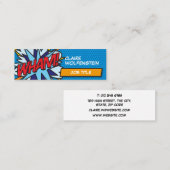 モダン ファン コミックブック WHAM スキニー名刺 (正面/裏面)