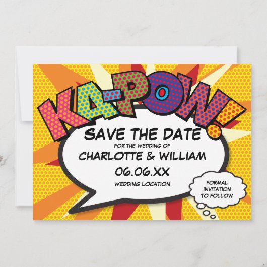 モダン・ファン・コミック KA-POW セーブザデート (正面)