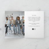 モダン ファン コーポレート カラフル ハッピー シーズンカード (内部)