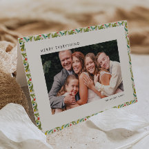 モダン ファームハウス フェスティブ クリスマス パターン フォト