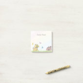 モダン ファーム アニマル 犬 レインボー 子供 ポストイット (デスク上)