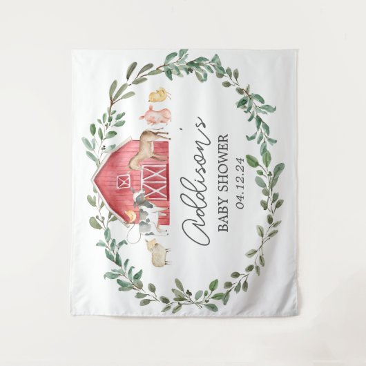 モダン ファーム ウェルカム サイン 農場 ウェルカム ポスター タペストリー (正面)