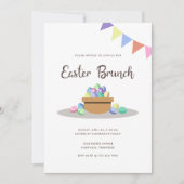 モダン フィエスタ イースター エッグ 招待状 (正面)