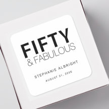モダン・フィフティ・アンド・ファビュラス・ボールド 50歳の誕生日パーティー