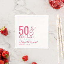 モダン・フィフティ・アンド・ファビュラス・ボールド 50歳の誕生日パーティー