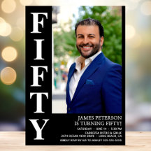 モダン フィフティ フォト 50歳の誕生日パーティー