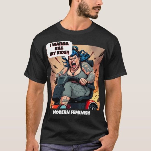 モダン・フェミニズム Tシャツ (正面)