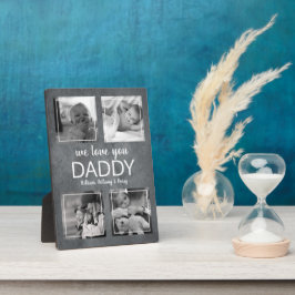 モダン フォトコラージュ | パパ大好きプレート フォトプラーク
