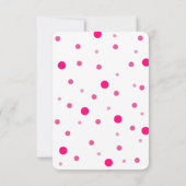 モダン フォト キッズ バースデー サンクス | ピンク サンキューカード (裏面)