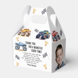 モダン フォト | キッズ モンスター トラック バースデー パーティー フェイバーボックス