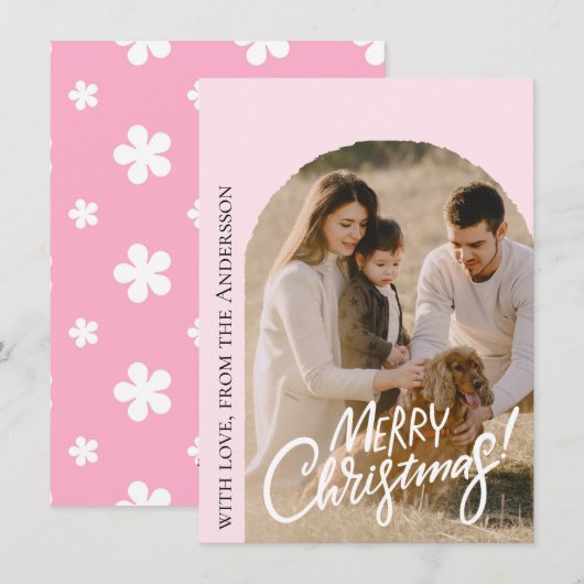 モダン フォト クリスマス (正面/裏面)