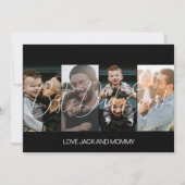 モダン フォト コラージュ 父の日 シーズンカード (正面)