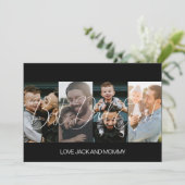 モダン フォト コラージュ 父の日 シーズンカード (スタンド正面)