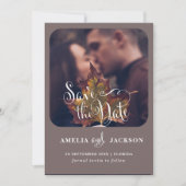 モダン フォト セーブ・ザ・デート ウェディング (正面)