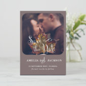 モダン フォト セーブ・ザ・デート ウェディング (スタンド正面)