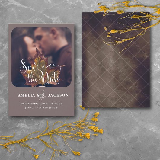 モダン フォト セーブ・ザ・デート ウェディング