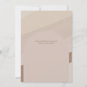 モダン フォト セーブ・ザ・デート ウェディング 招待状 (裏面)