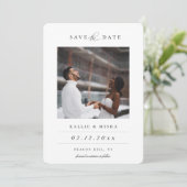 モダン フォト セーブ ザ デート 案内状 (スタンド正面)