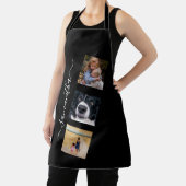 モダン フォト テンプレート 手書き名前 スクリプト エプロン (インサイチュ)